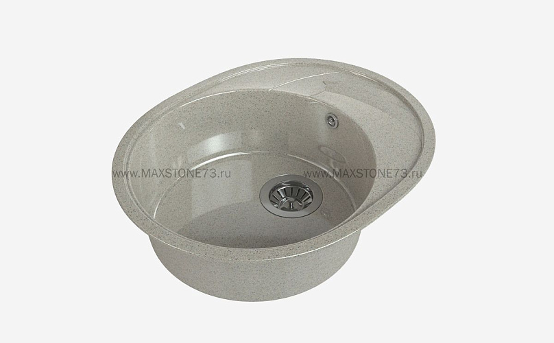 MAXSTONE Мойка глянцевая MS-8 (песочная) 570*460*200